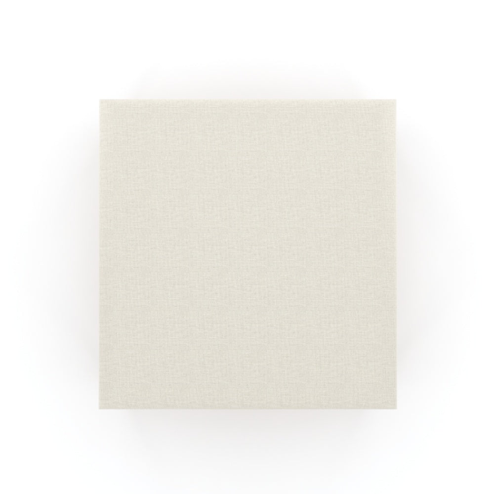 Light beige fabric swatch with tight woven texture