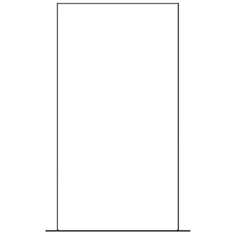 Majestic roof deck underside insulation shield, rectangular panel