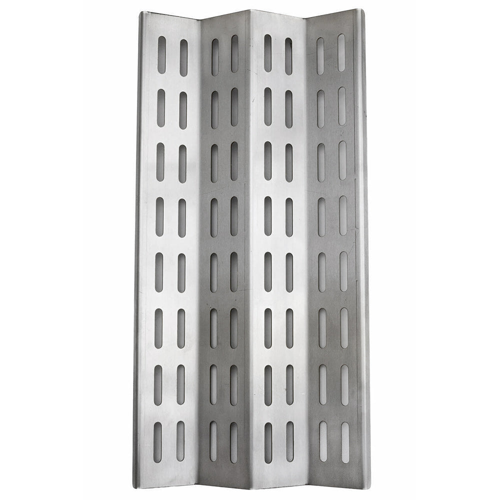 Stainless steel vaporizer tray with vertical slot perforations and raised sides