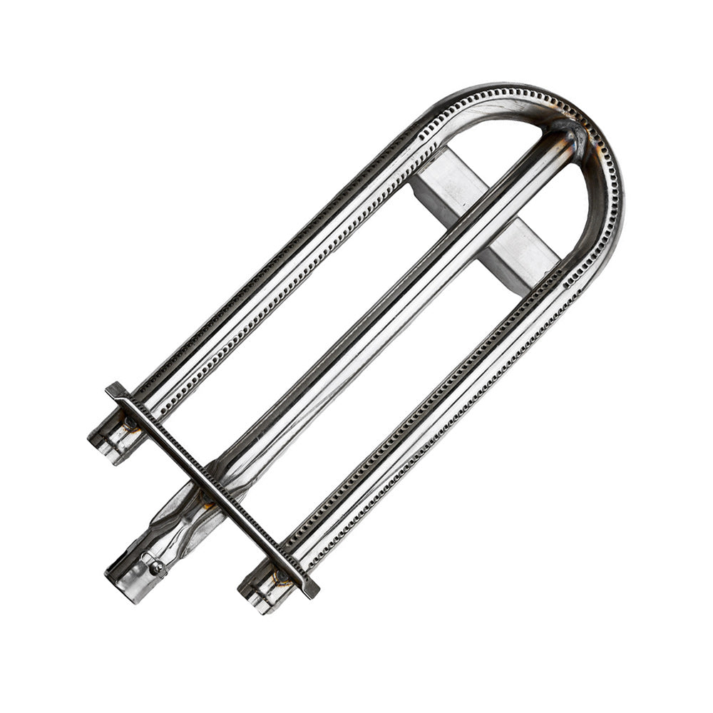Solaire stainless steel convection U-burner with two tube burners and end caps