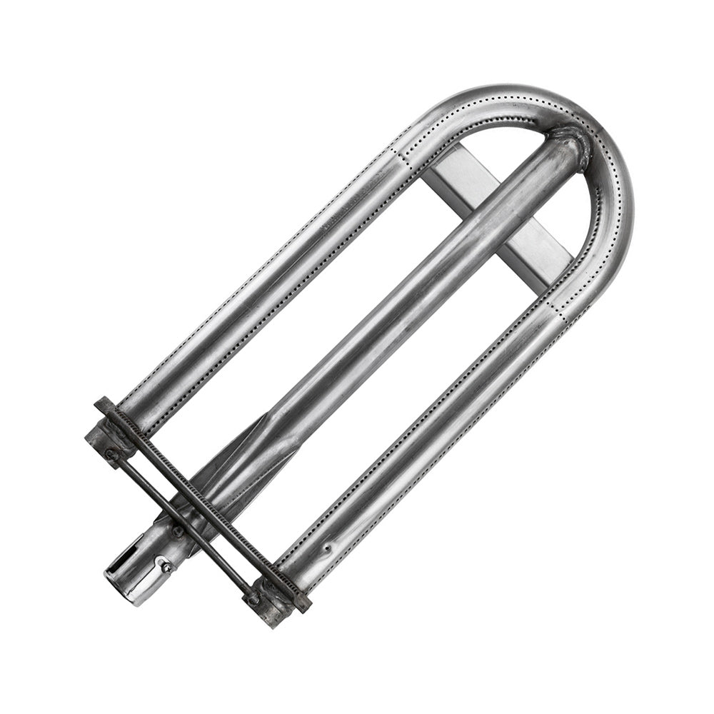 Stainless steel convection U-burner with burner tubes and mounting bracket