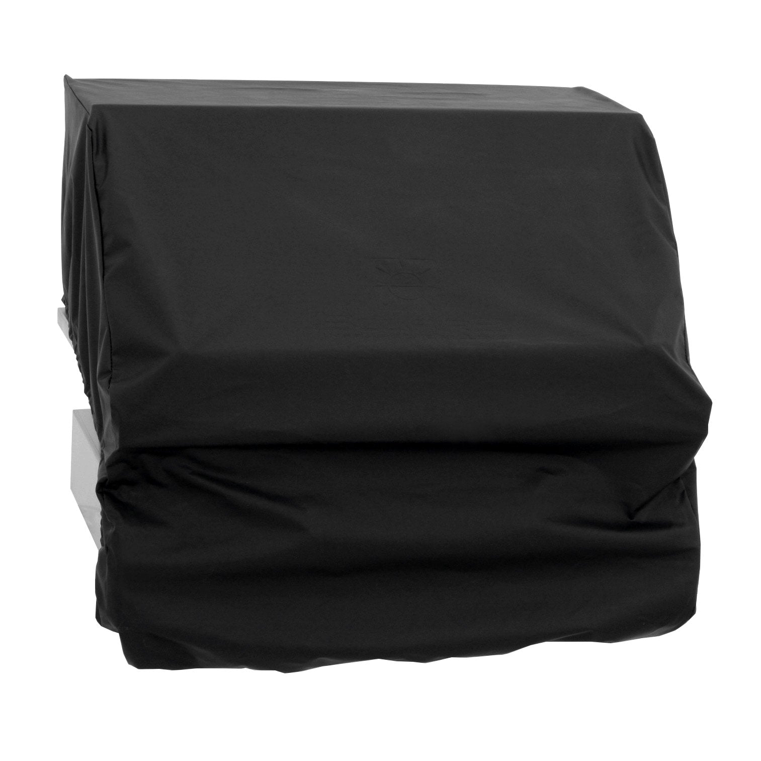 30-inch built-in grill cover, dark fabric with snug draped fit