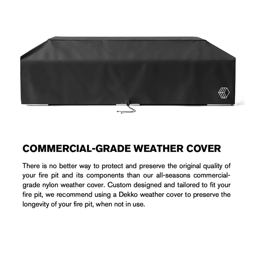 Black vinyl weather cover for linear glass wind guard