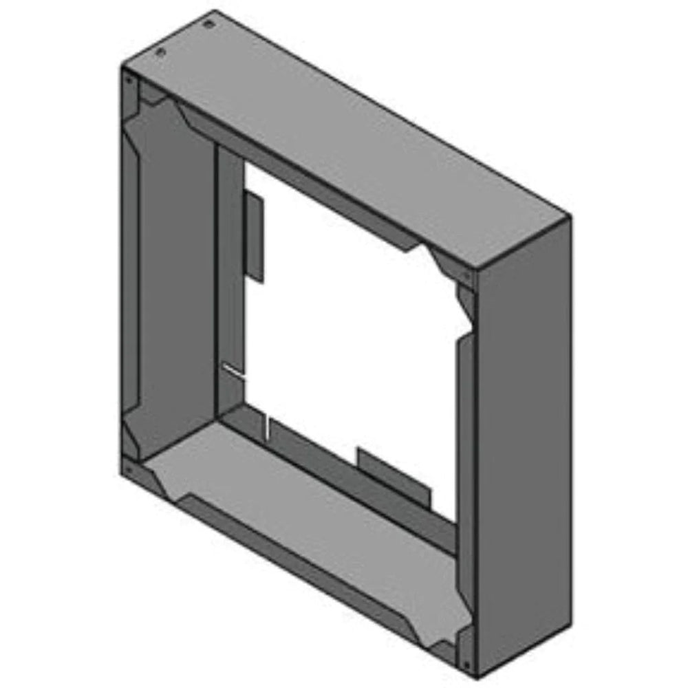 Gray metal stand-off bracket frame for 5x8 in Silhouette terminal, open center
