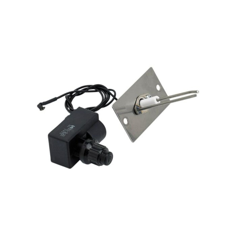 American Fire Products Rectangular Stainless Steel Drop-In Pan Fire Pit Kit with Spark Ignition