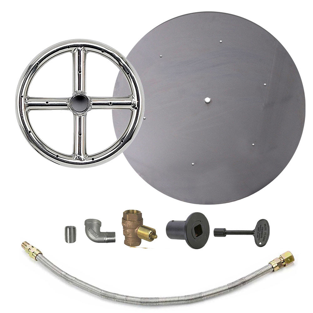 Spotix Round AFG Match Lit Fire Pit Burner Kits