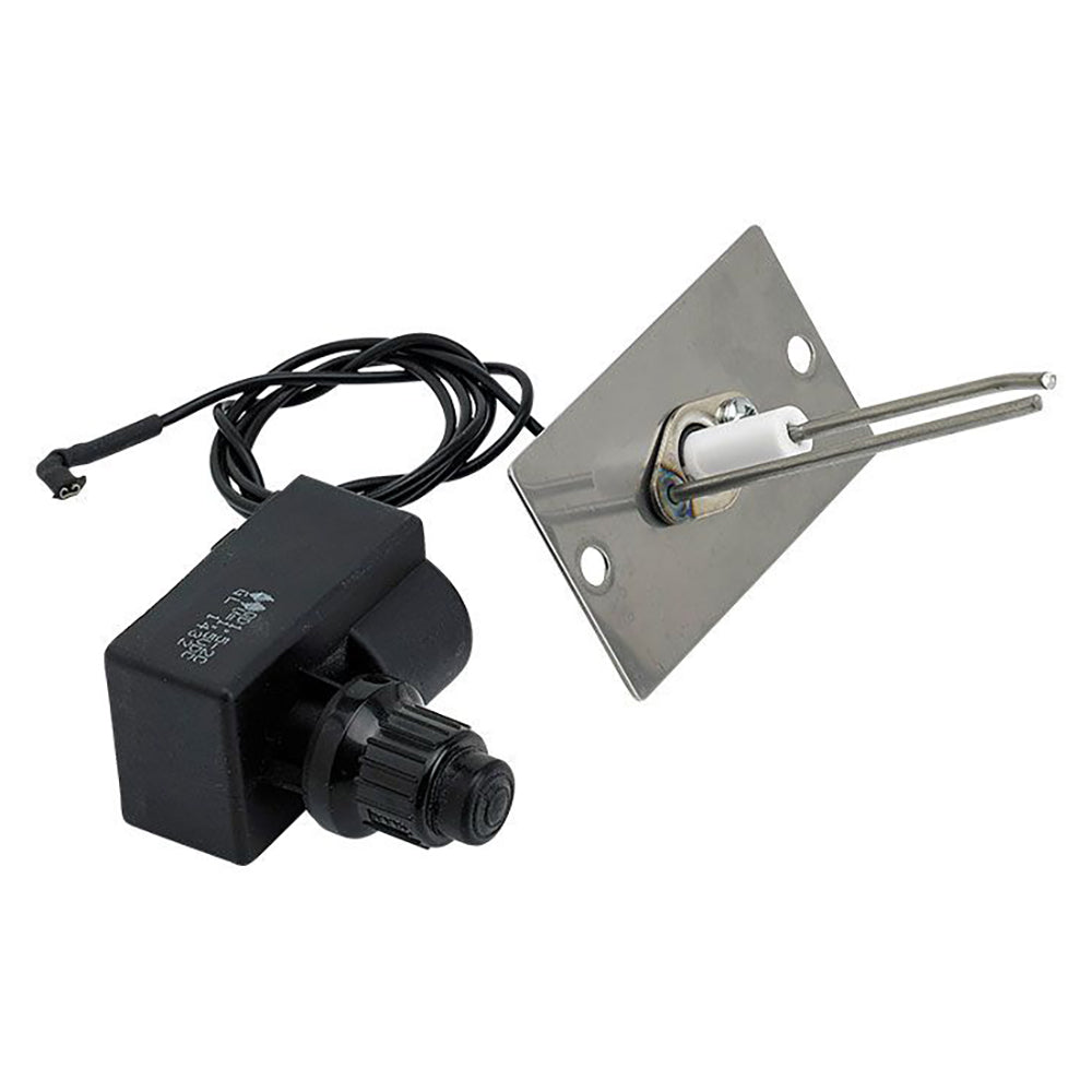 Push-button spark igniter module with mounting bracket and cable
