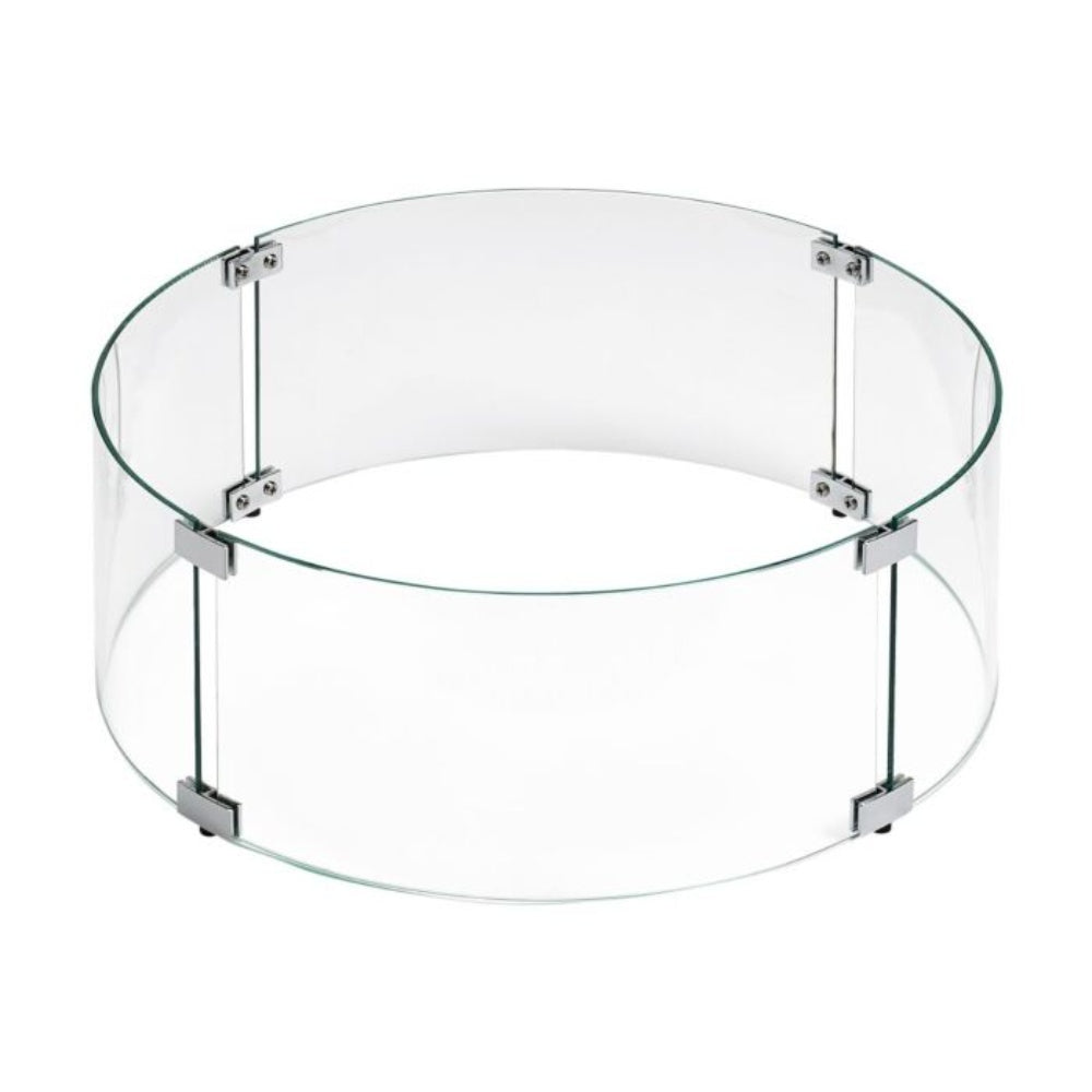 American Fire Products Round Stainless Steel Drop-In Pan Fire Pit Kit with Flame Sensing Spark Ignition