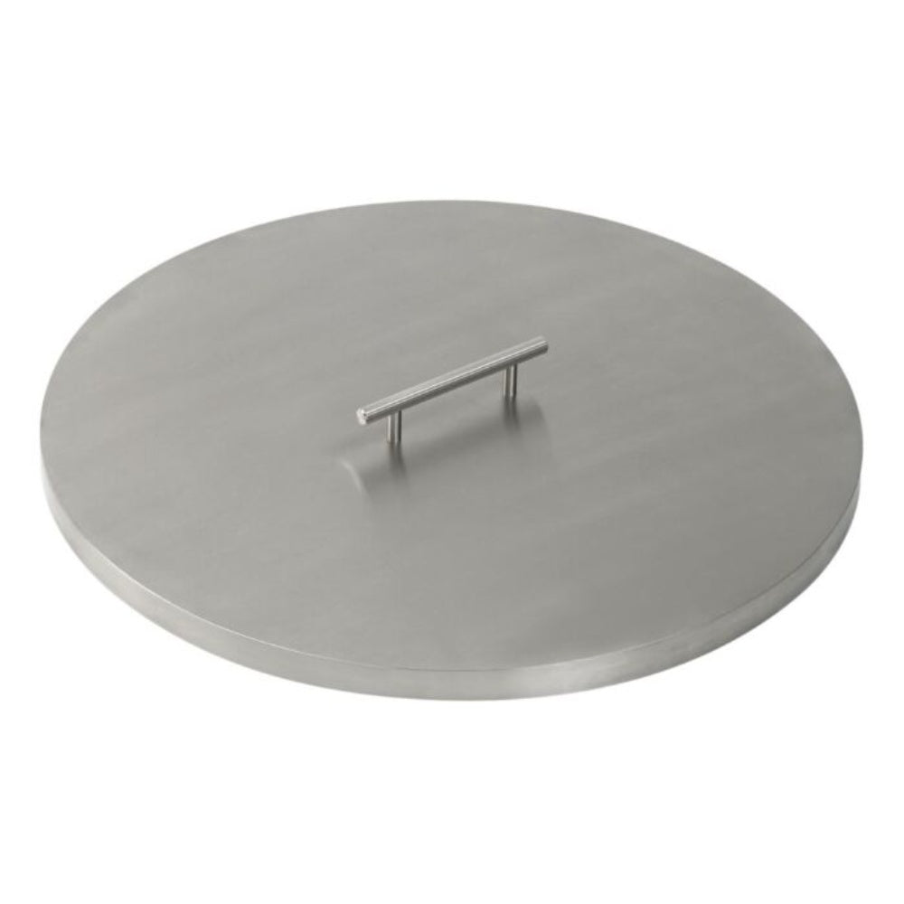 American Fire Products Round Stainless Steel Drop-In Pan Fire Pit Kit with Flame Sensing Spark Ignition