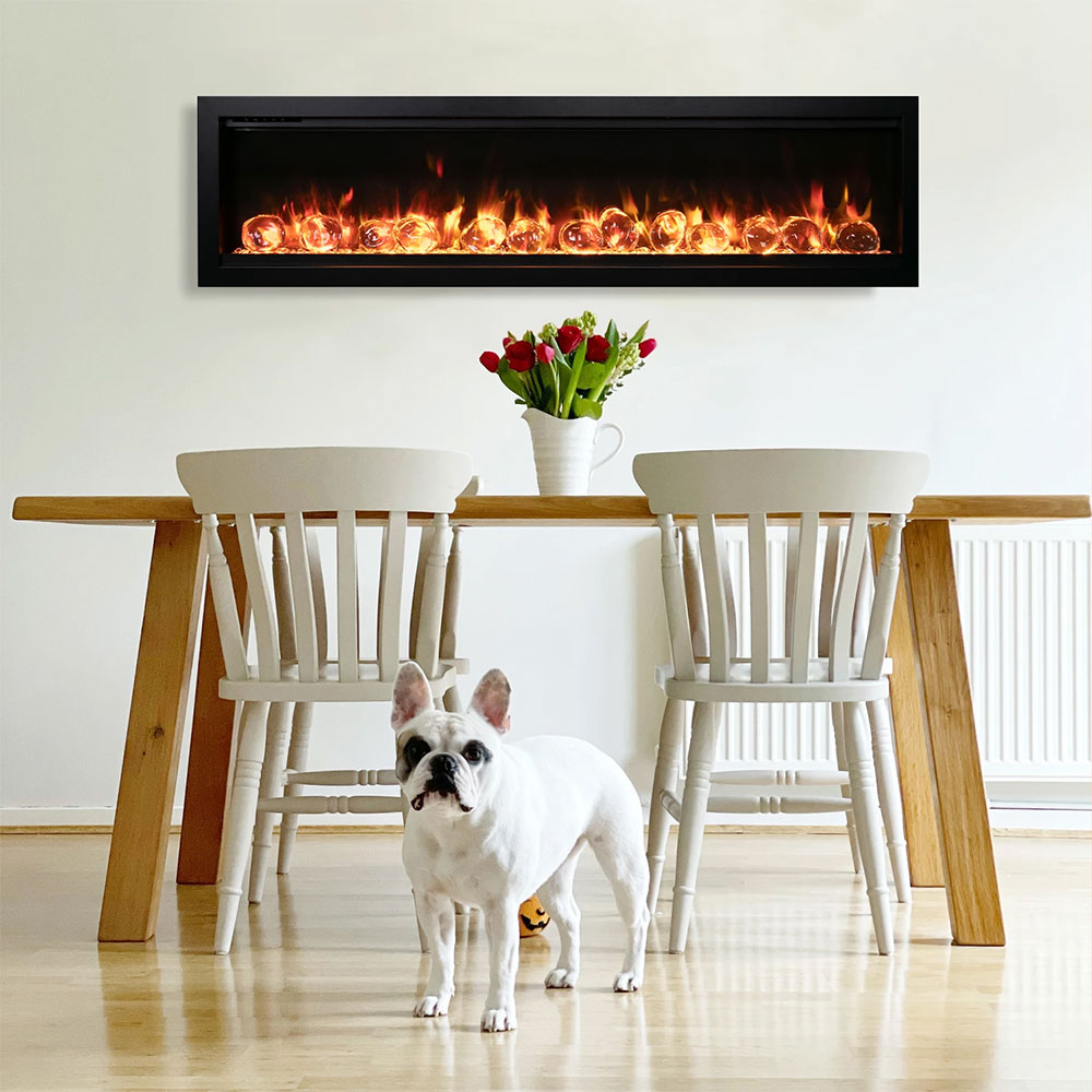 Amantii Symmetry Bespoke Built-In Electric Fireplace