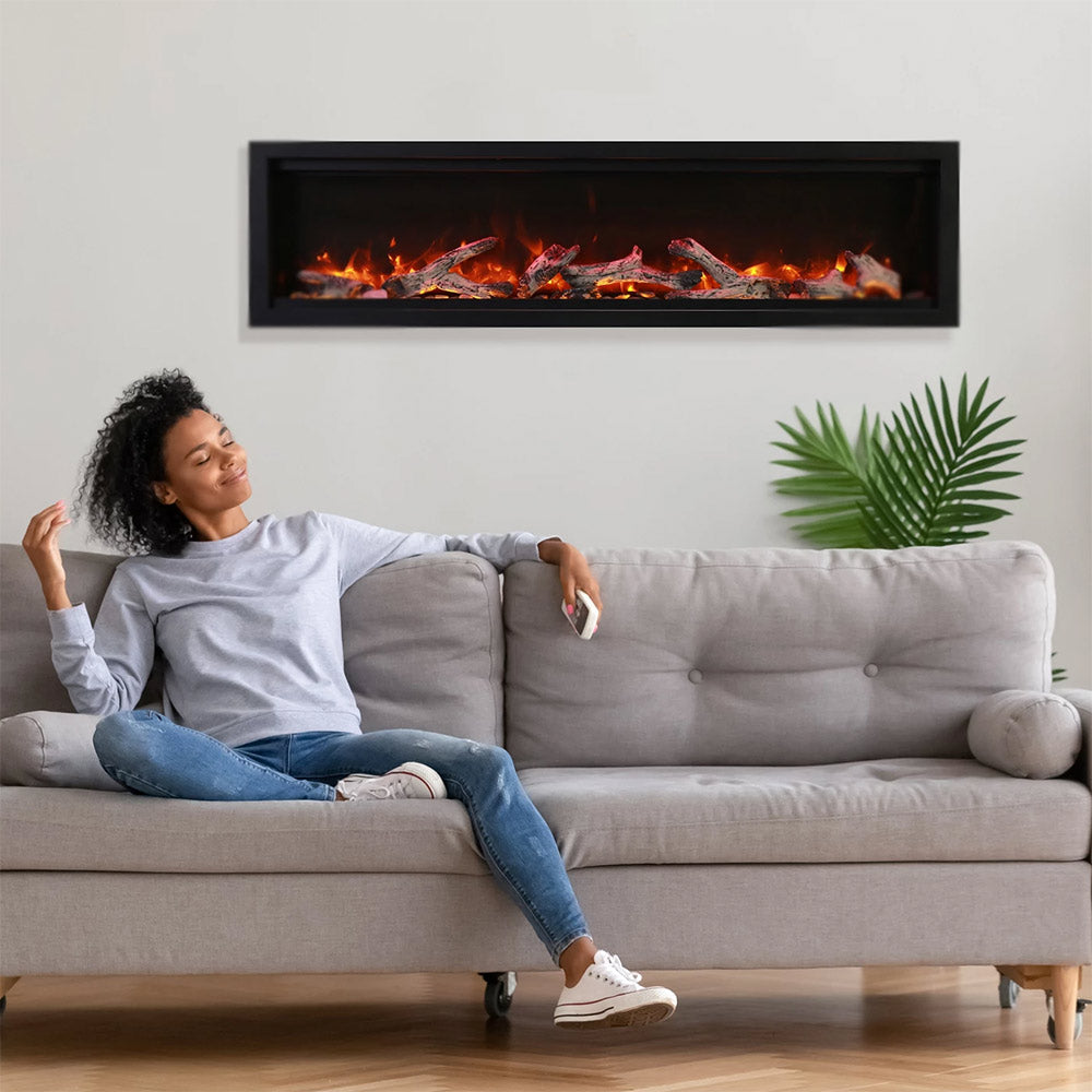 Amantii Symmetry Bespoke Built-In Electric Fireplace