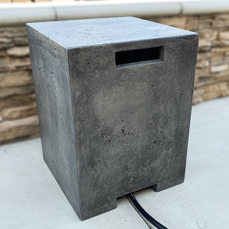 Prism Hardscapes PH-417 Sausalito Concrete Propane Enclosure, 20x20-Inch