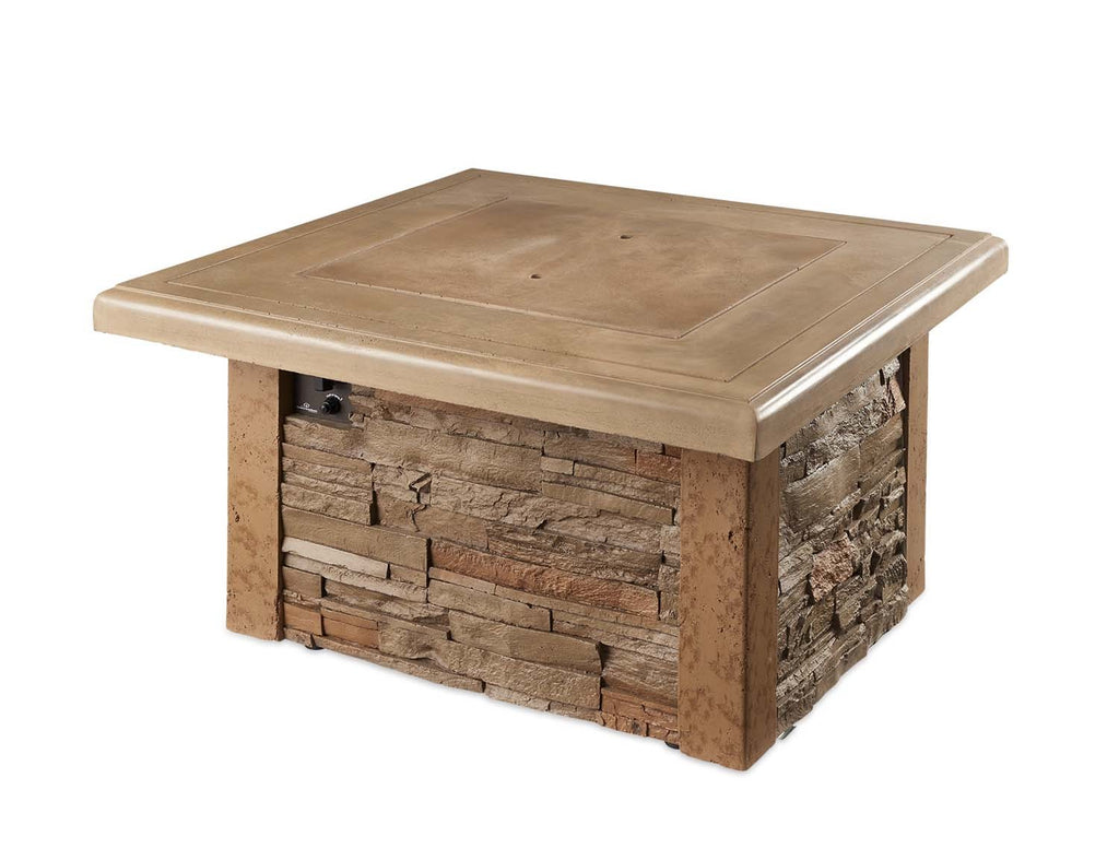 The Outdoor GreatRoom Company SIERRA-2424-M-K Sierra Gas Fire Table, 43x43-Inches