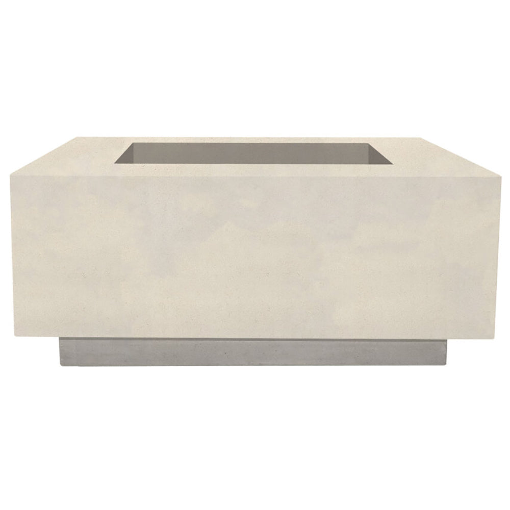 Prism Hardscapes PH-427 Tavola 42 Concrete Gas Fire Pit, 42x42-Inch