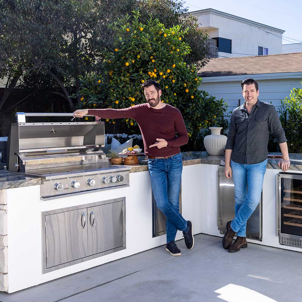 TrueFlame Built-In Gas Grill, 40-Inch