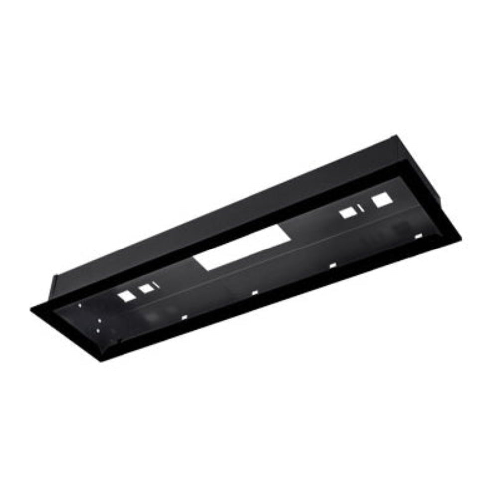 HEATSTRIP flush mount heater kit, black rectangular control panel housing