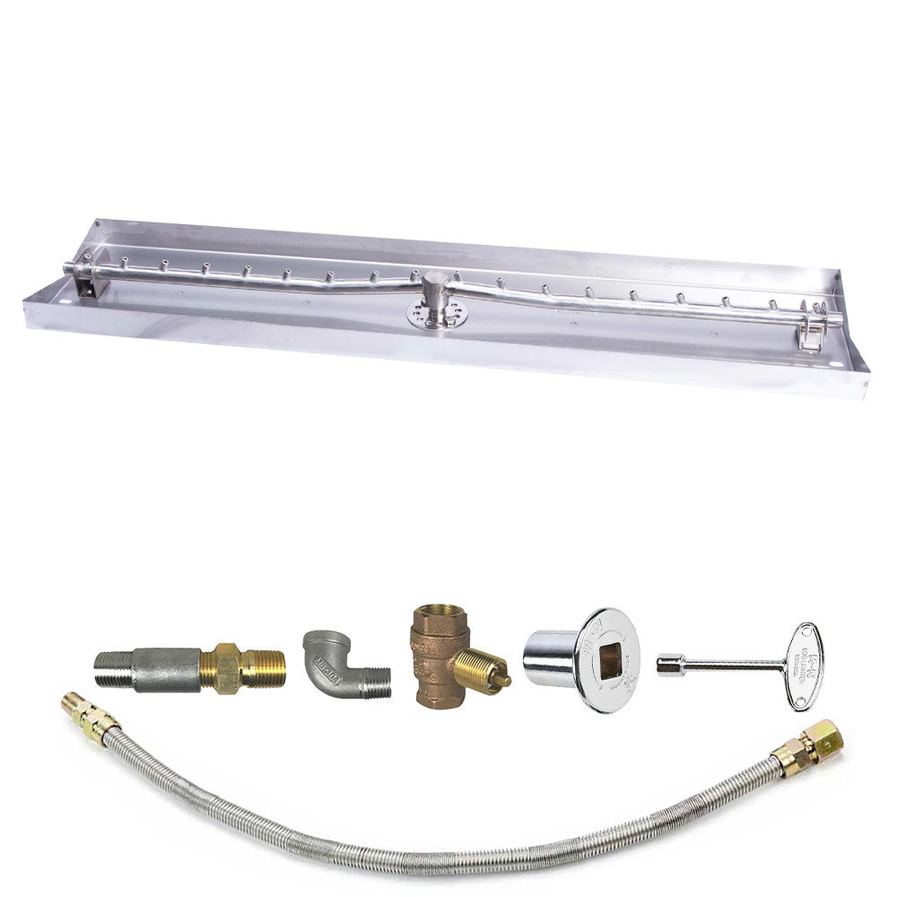 Spotix Linear HPC Match Lit Fire Pit Interlink Torpedo Burner Kits