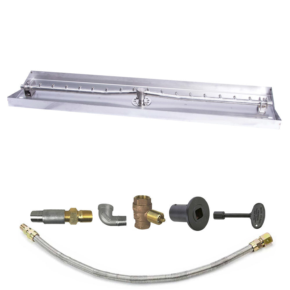 Spotix Linear HPC Match Lit Fire Pit Interlink Torpedo Burner Kits