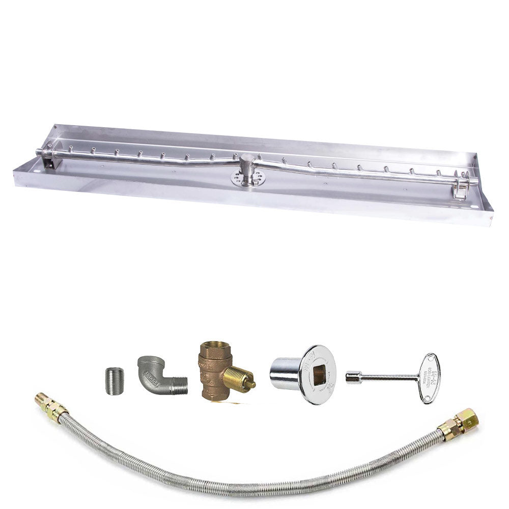 Spotix Linear HPC Match Lit Fire Pit Interlink Torpedo Burner Kits