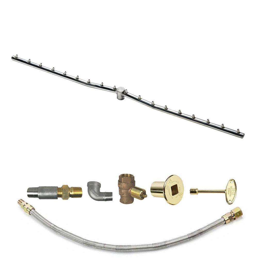 Spotix Linear HPC Match Lit Fire Pit Interlink Torpedo Burner Kits