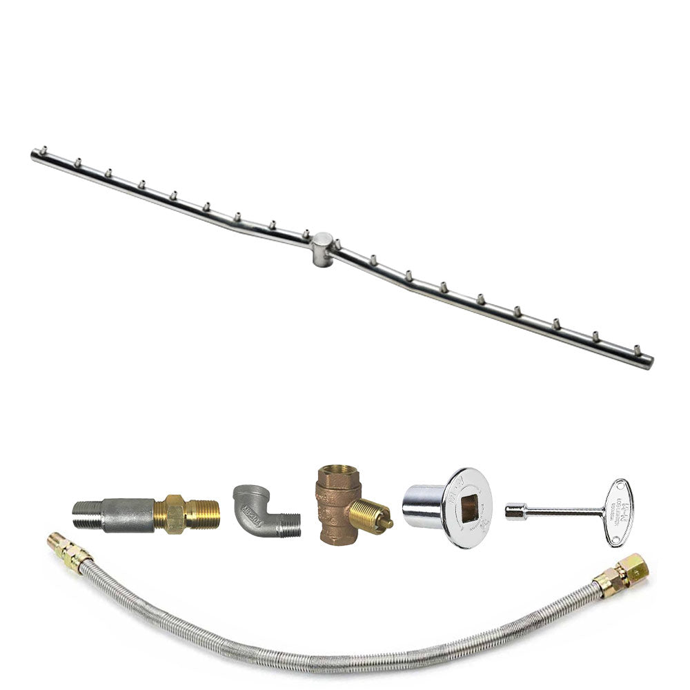 Spotix Linear HPC Match Lit Fire Pit Interlink Torpedo Burner Kits