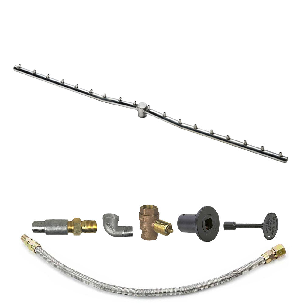 Spotix Linear HPC Match Lit Fire Pit Interlink Torpedo Burner Kits