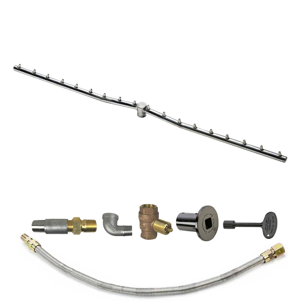 Spotix Linear HPC Match Lit Fire Pit Interlink Torpedo Burner Kits