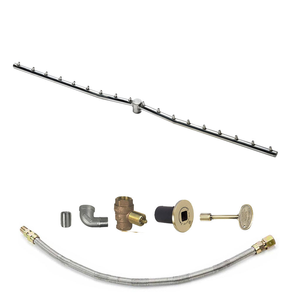 Spotix Linear HPC Match Lit Fire Pit Interlink Torpedo Burner Kits