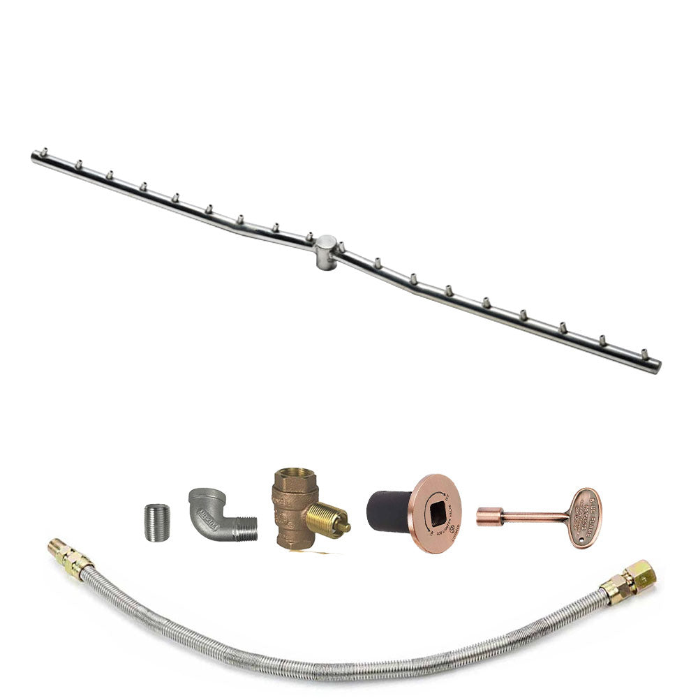 Spotix Linear HPC Match Lit Fire Pit Interlink Torpedo Burner Kits