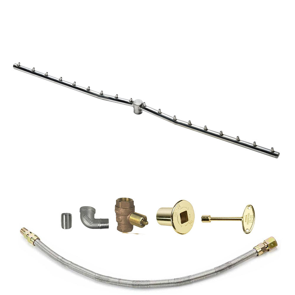Spotix Linear HPC Match Lit Fire Pit Interlink Torpedo Burner Kits