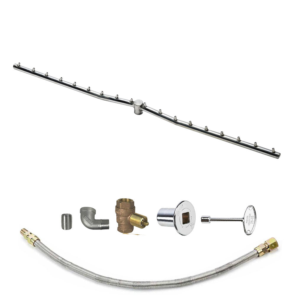 Spotix Linear HPC Match Lit Fire Pit Interlink Torpedo Burner Kits