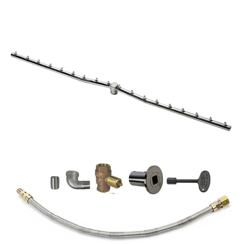 Spotix Linear HPC Match Lit Fire Pit Interlink Torpedo Burner Kits