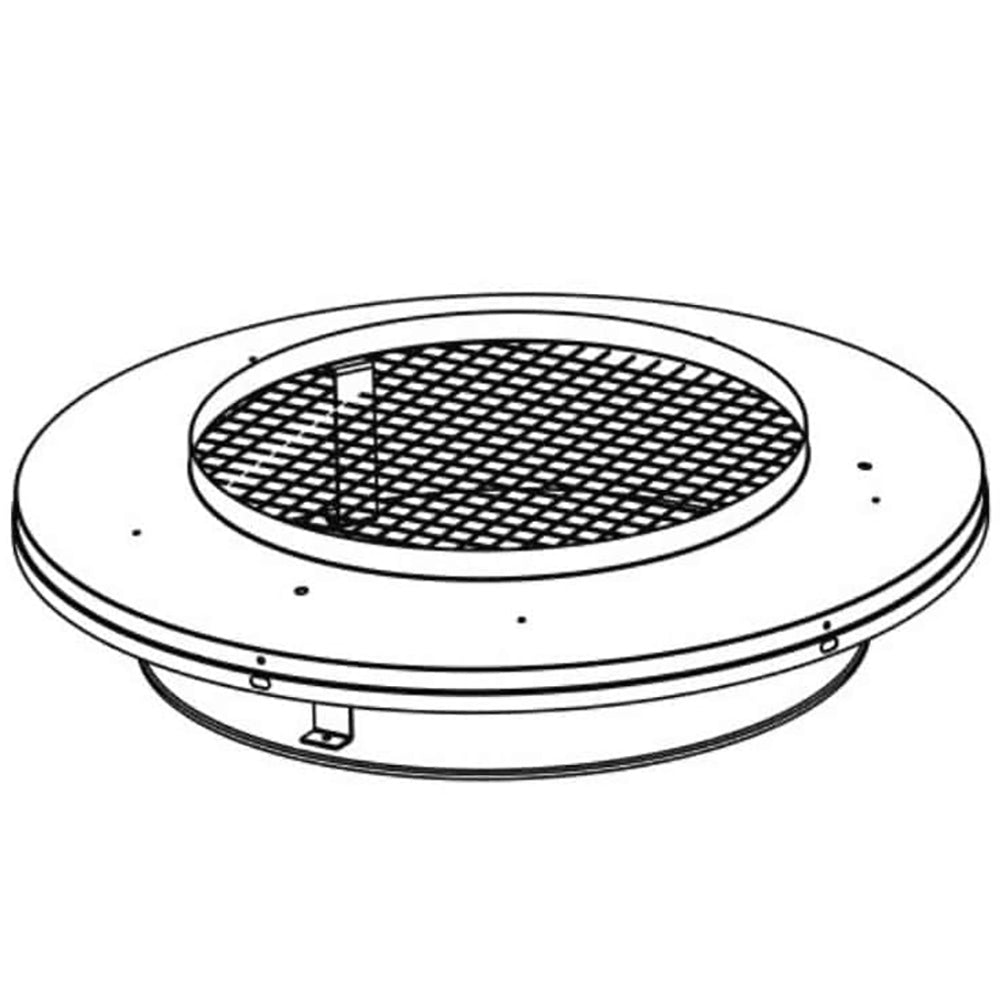 Round mesh top adapter kit with circular frame