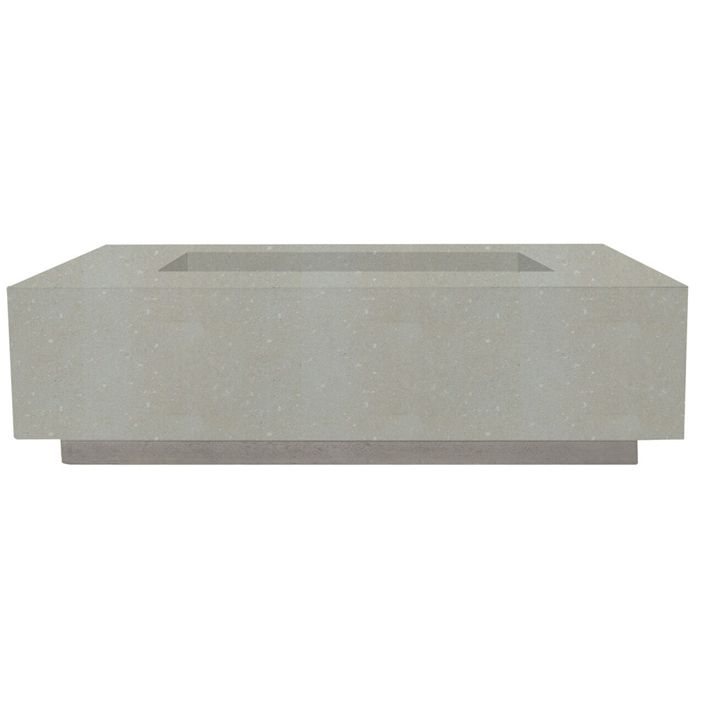 Prism Hardscapes PH-405 Tavola 1 Concrete Gas Fire Pit, 56x38-Inch