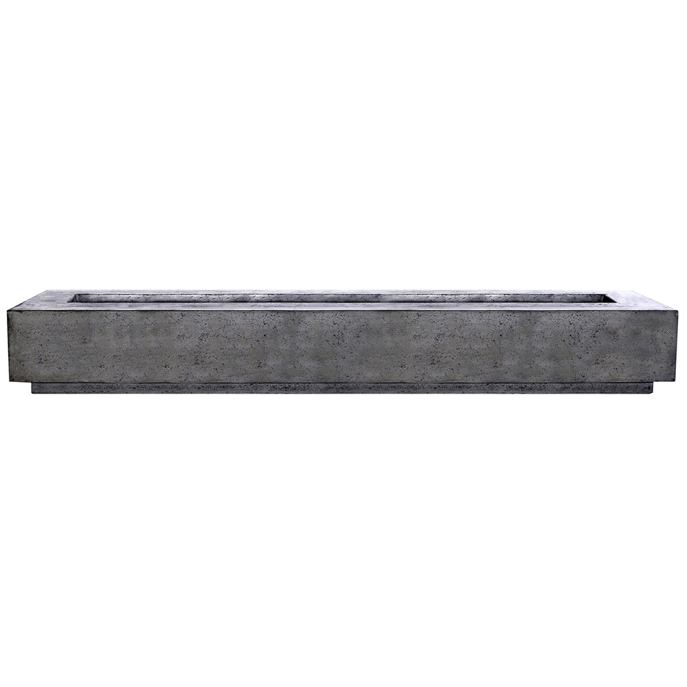 Prism Hardscapes PH-439 Tavola 110 Concrete Gas Fire Pit, 110x38-Inch