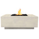 Prism Hardscapes PH-407 Tavola 3 Concrete Gas Fire Pit, 48x48-Inch