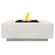Prism Hardscapes PH-407 Tavola 3 Concrete Gas Fire Pit, 48x48-Inch