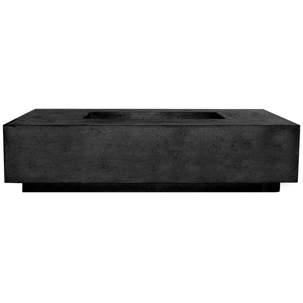 Prism Hardscapes PH-408 Tavola 4 Concrete Gas Fire Pit, 66x38-Inch