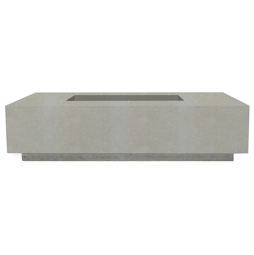 Prism Hardscapes PH-408 Tavola 4 Concrete Gas Fire Pit, 66x38-Inch
