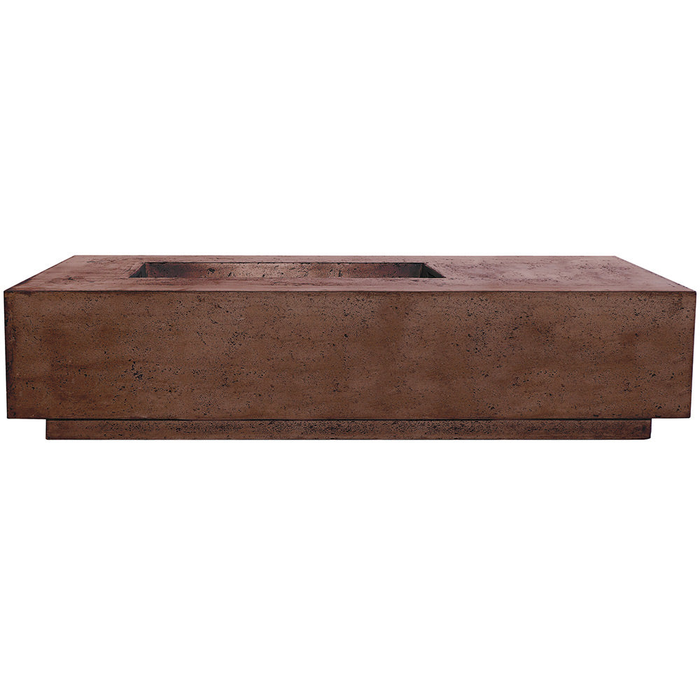 Prism Hardscapes PH-409 Tavola 5 Concrete Gas Fire Pit, 80x38-Inch