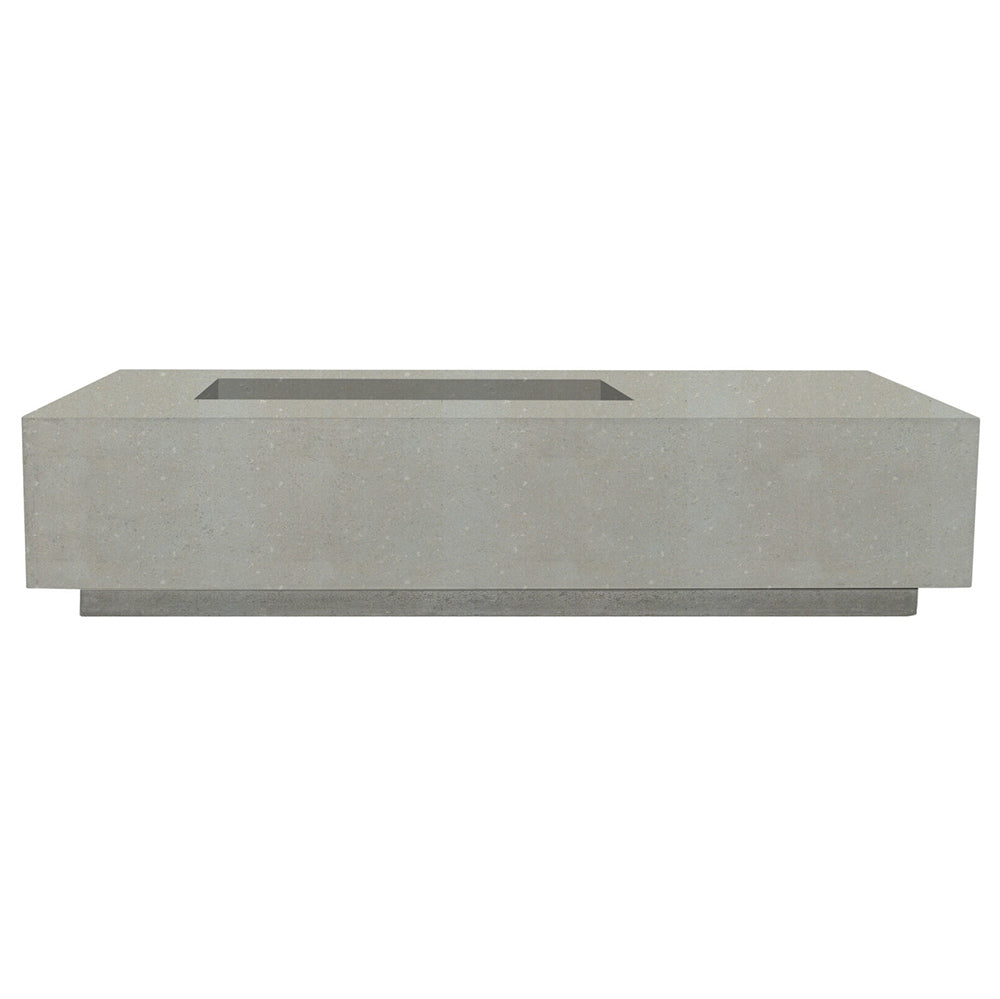 Prism Hardscapes PH-409 Tavola 5 Concrete Gas Fire Pit, 80x38-Inch