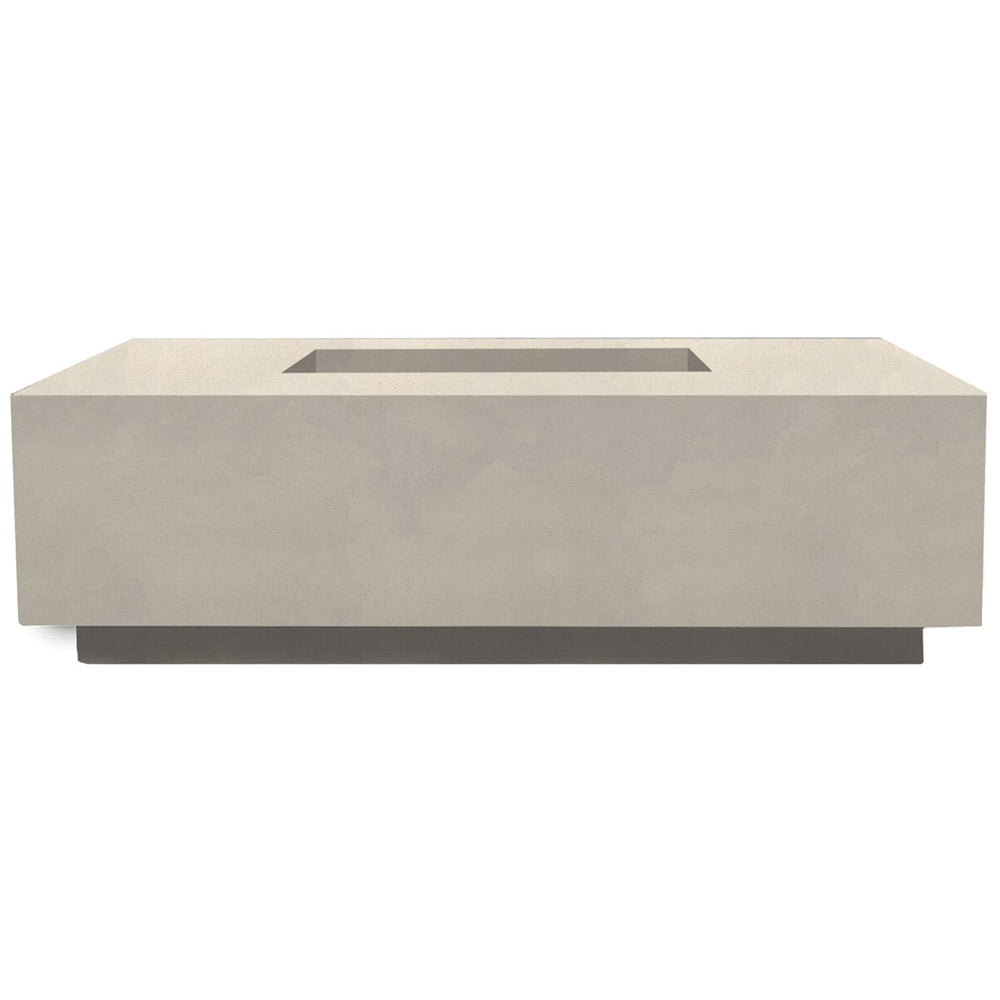 Prism Hardscapes PH-438 Tavola 7 Concrete Gas Fire Pit, 60x50-Inch