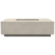 Prism Hardscapes Tavola 7 Concrete Gas Fire Pit, 60x50-Inch