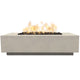 Prism Hardscapes PH-473 Tavola 8 Concrete Gas Fire Pit, 60x32-Inch