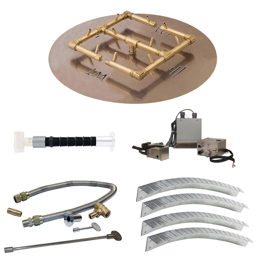 Warming Trends Universal Paver Kit with 24 Volt Platinum Electronic Ignition