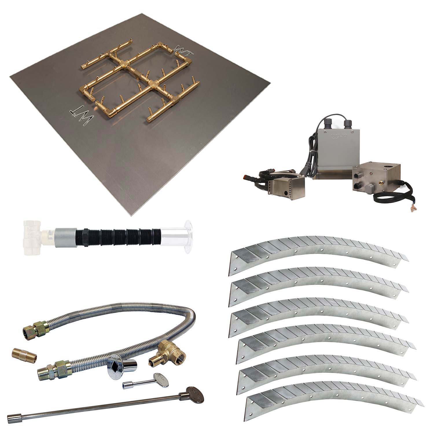 Warming Trends Universal Paver Kit with 24 Volt Platinum Electronic Ignition