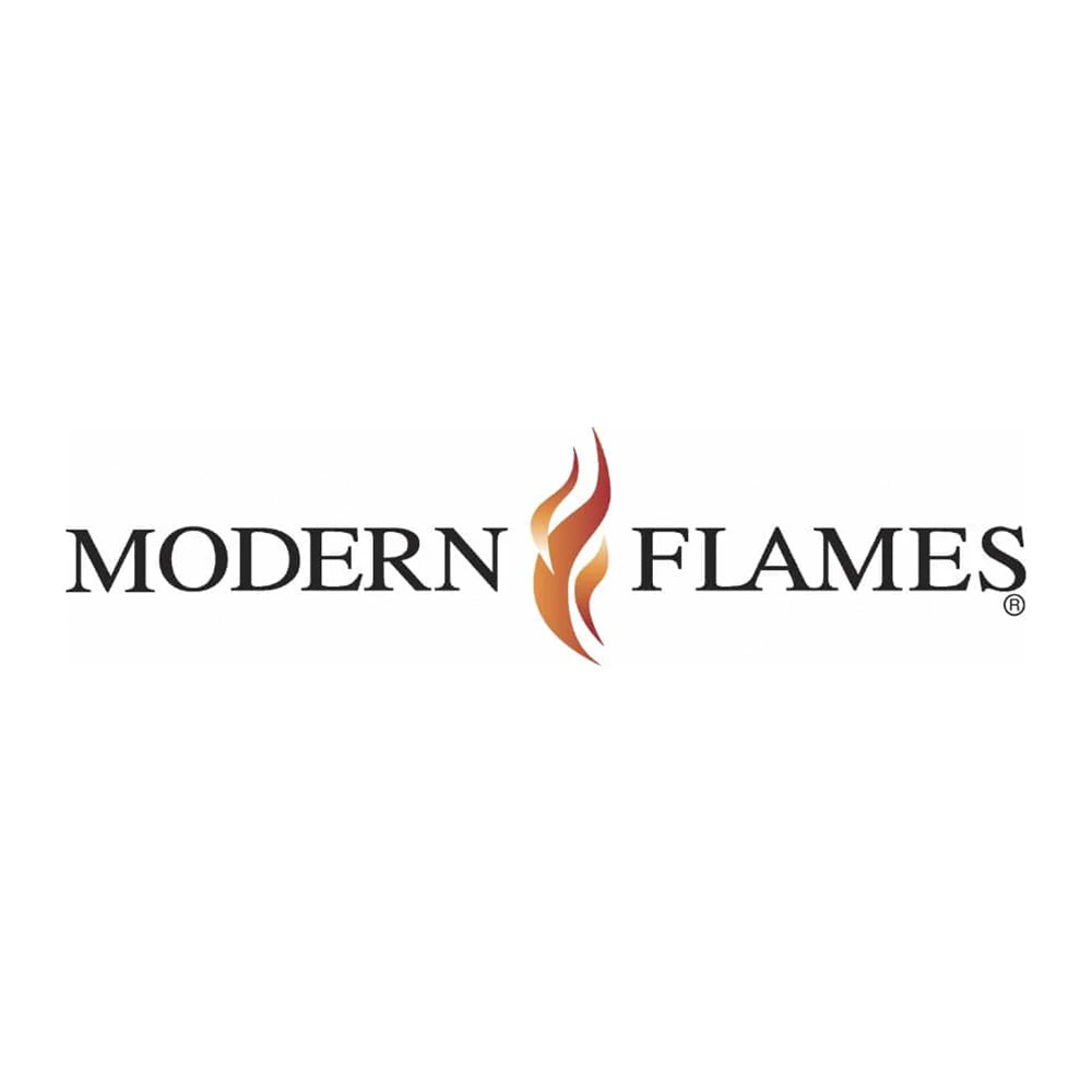 Modern Flames logo with stylized flame icon
