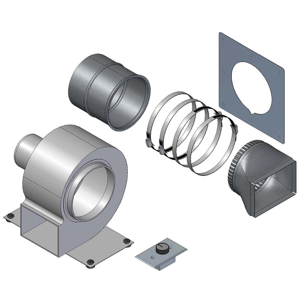 Osburn Forced Air Distribution Kit for Osburn Horizon & Everest II Wood Fireplaces