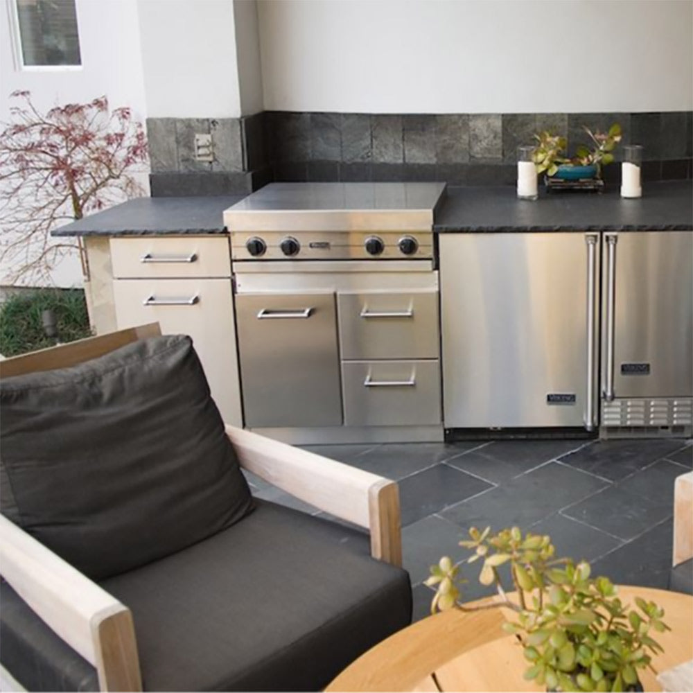 Viking Stainless Steel 3-Drawer Base Cabinet