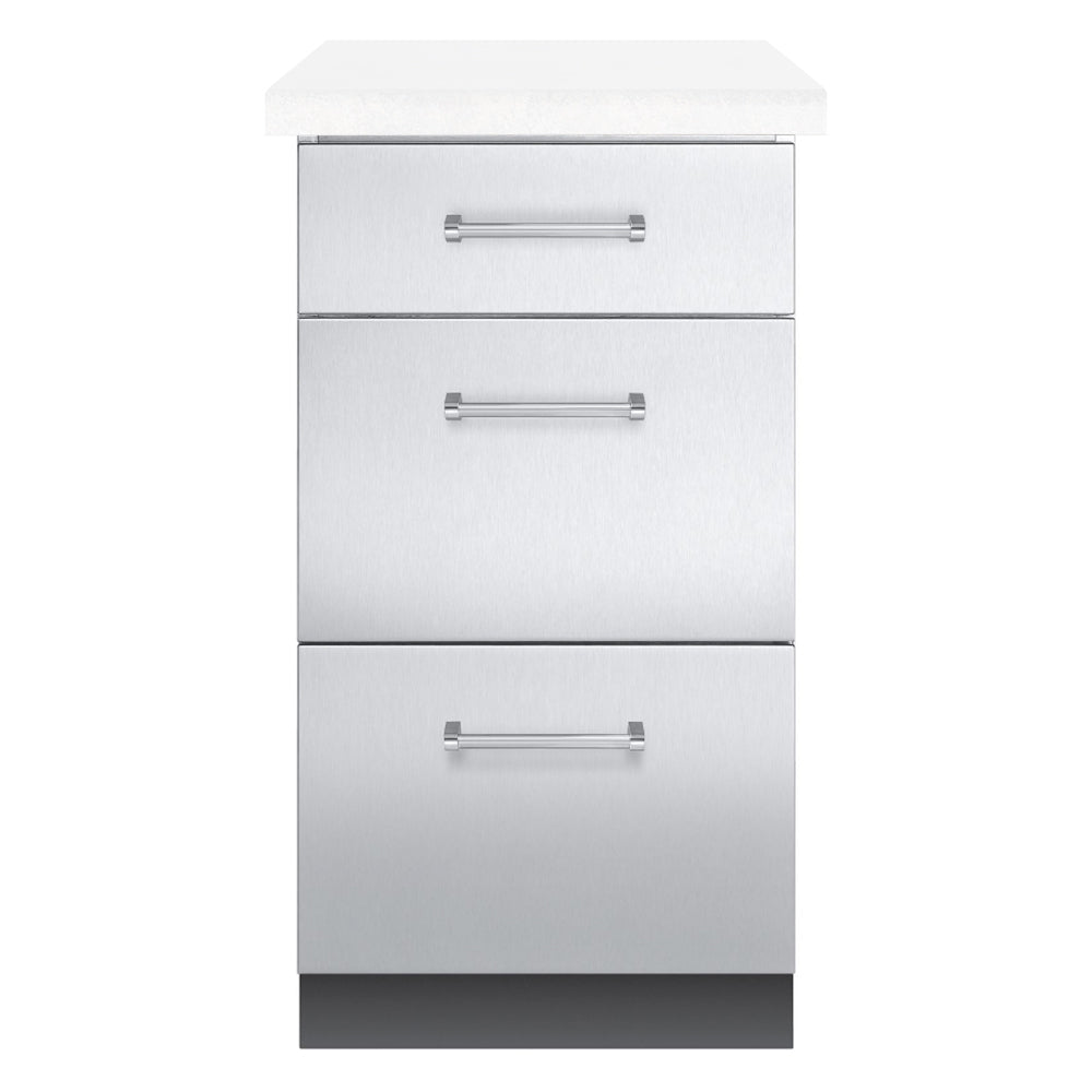 Viking Stainless Steel 3-Drawer Base Cabinet